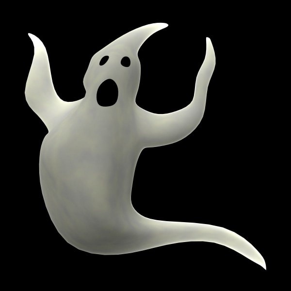 ghost cartoon 3d model