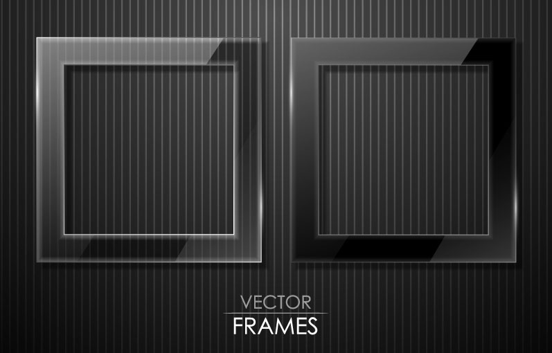 Black cool border vector-1 | Vectors Free