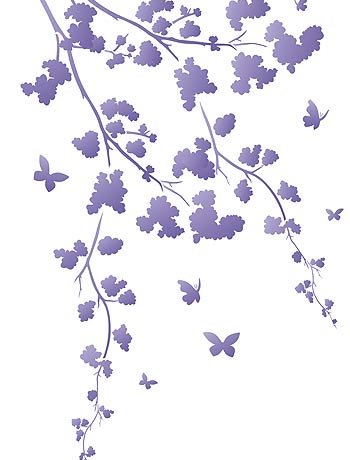 Blossom Stencils Oversize Flower Silhouettes Stencil