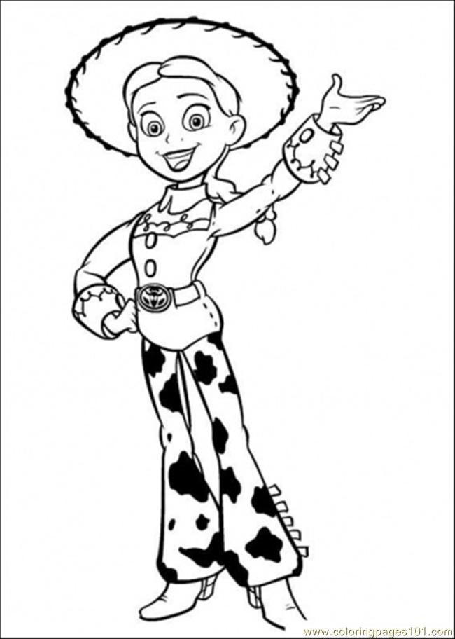 Coloring Pages Bo Peep Is Singing (Cartoons > Toy Story) - free ...