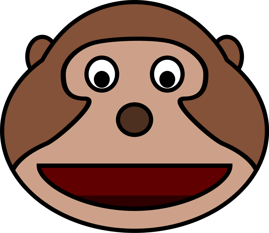 Capuchin monkey 02 Clipart, vector clip art online, royalty free ...