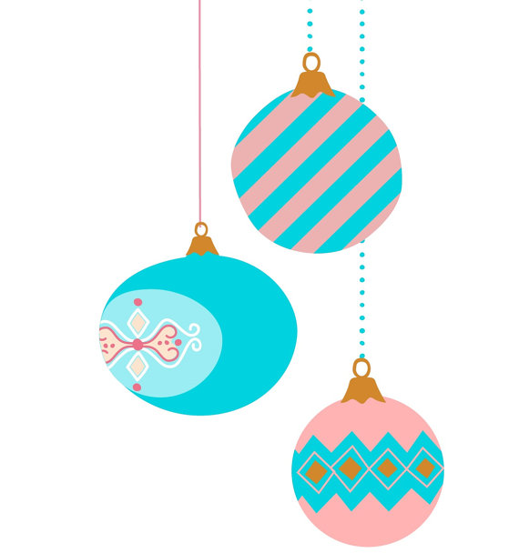 Popular items for ornament clip art on Etsy christmas decorations ...