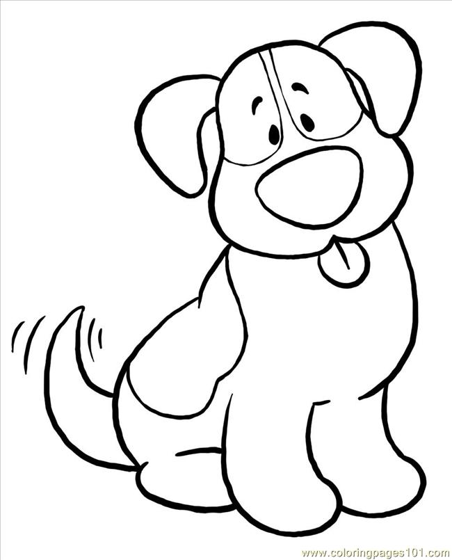 Coloring Pages Bernie Big (Mammals > Dogs) - free printable ...