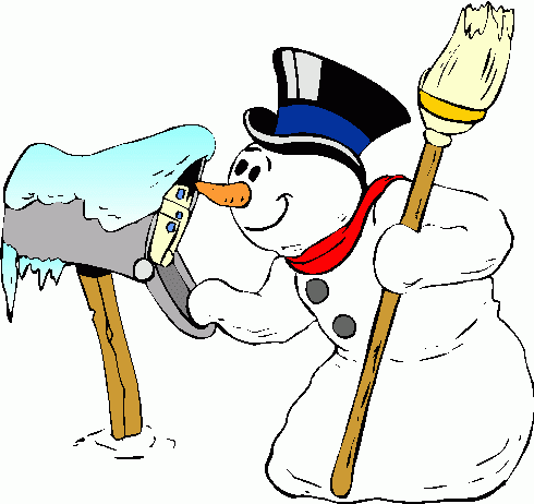 snowman-checking-mailbox-clipart clipart - snowman-checking ...