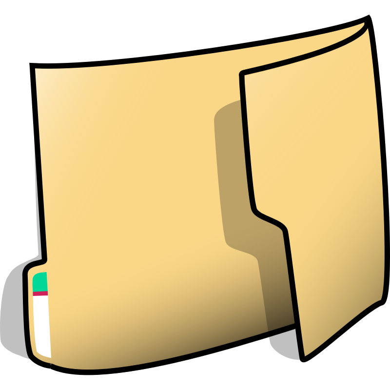 Clipart - Folder (vertical)