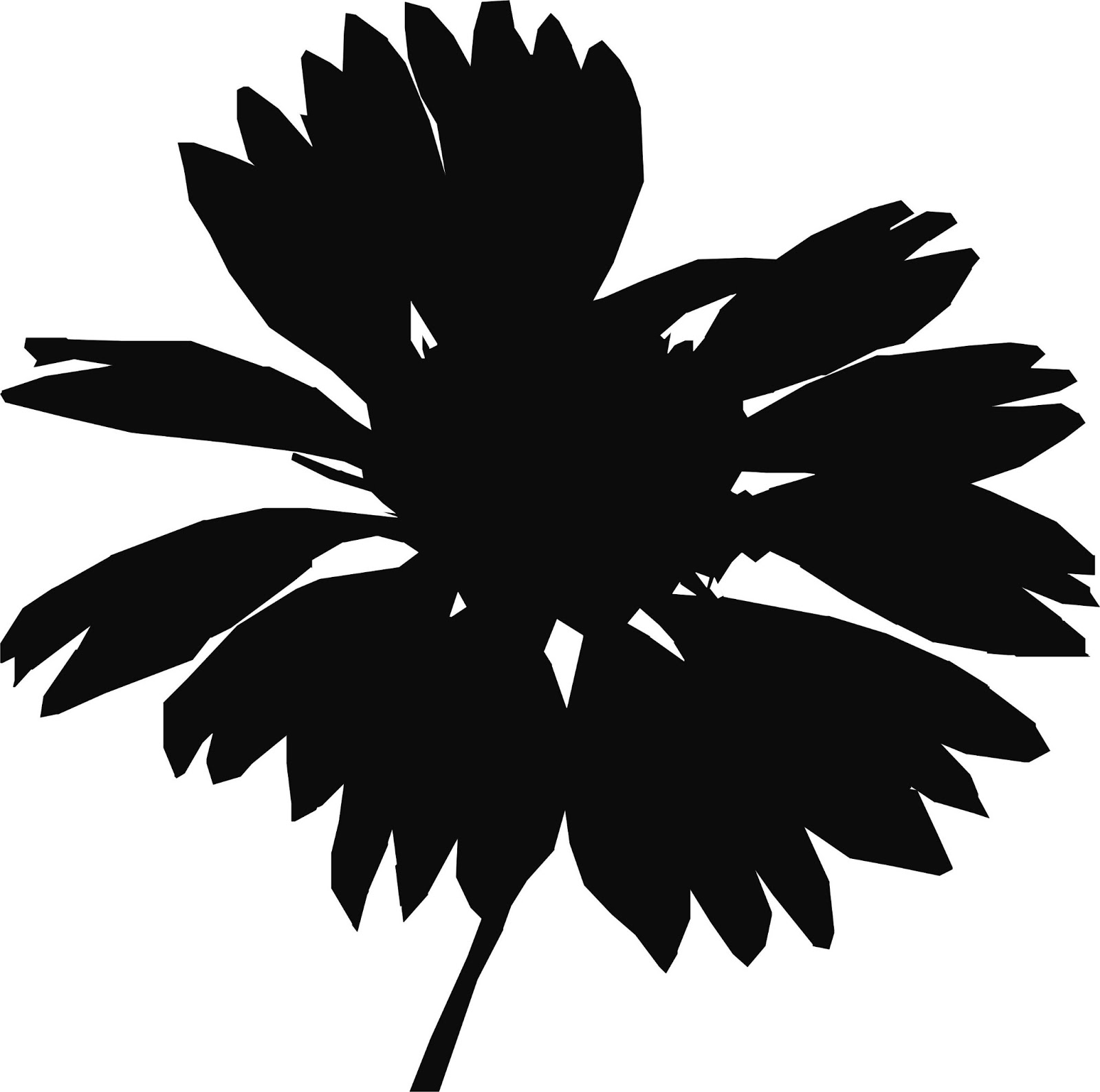 Flower Silhouettes - ClipArt Best
