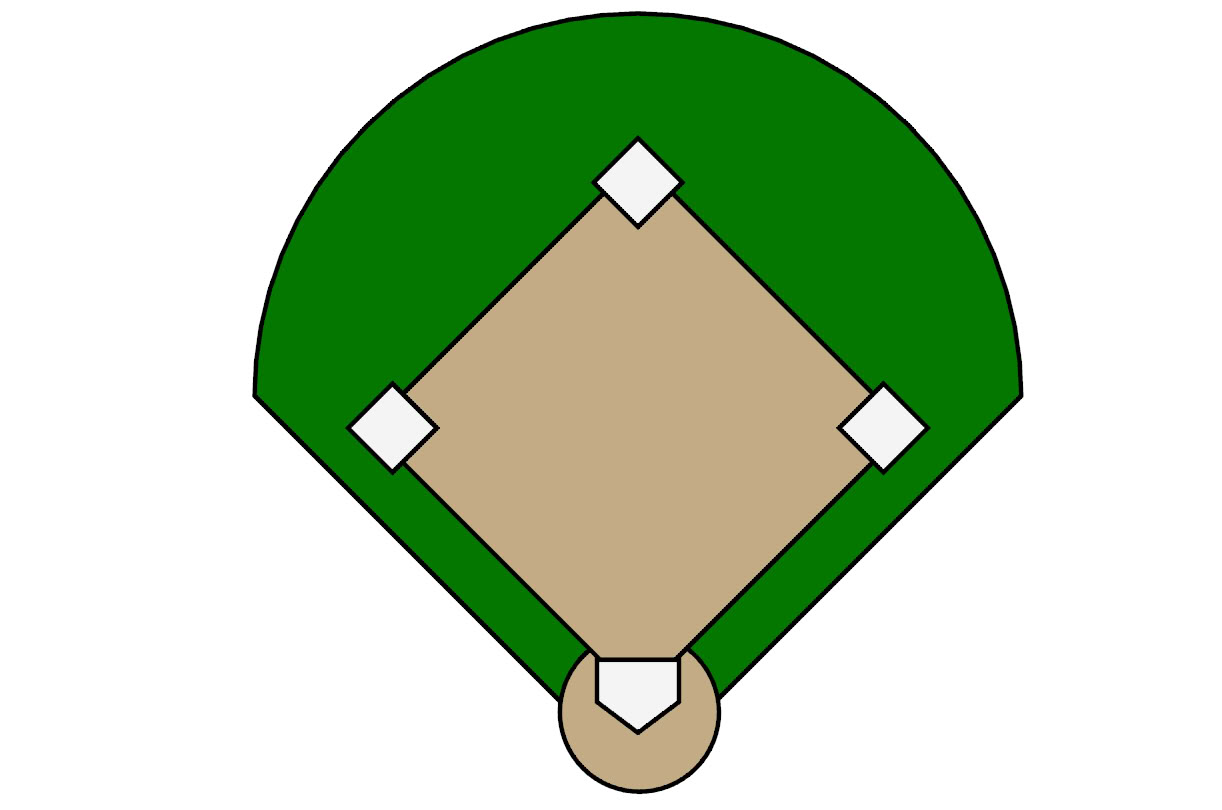 Blank Baseball Field Outline - ClipArt Best - ClipArt Best