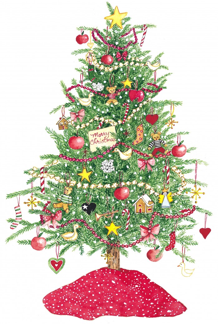 Christmas Tree Art - Cliparts.co
