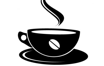 Hot coffee cup symbol clip art Free vector for free download ...