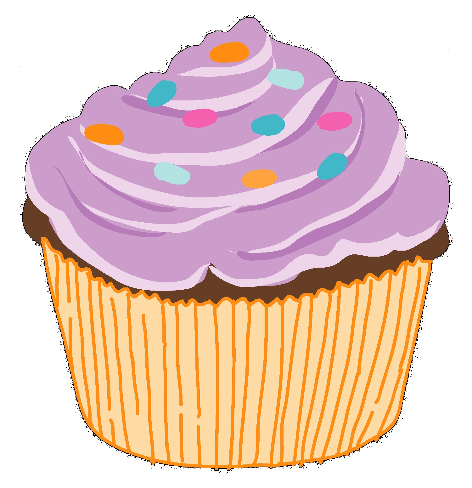 Chocolate Cupcakes Clipart | Clipart Panda - Free Clipart Images