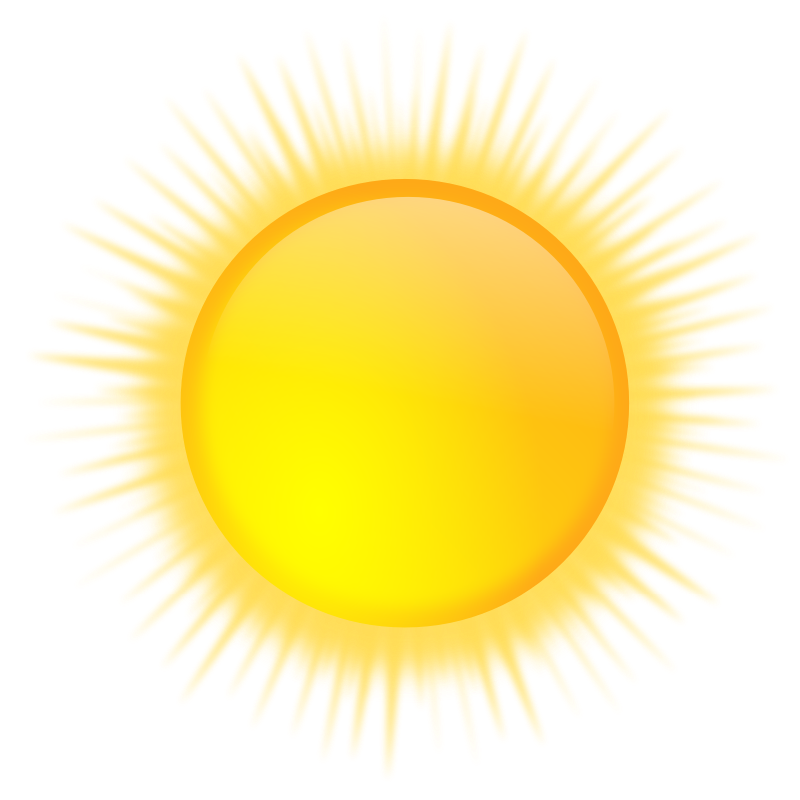 Clipart - weather icon - sunny