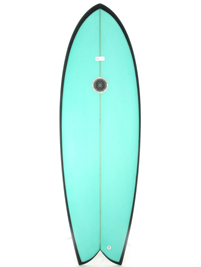 Tudor Surfboards Fish Twin Glass 5'8 Surfboard - F-12126 in Poly/