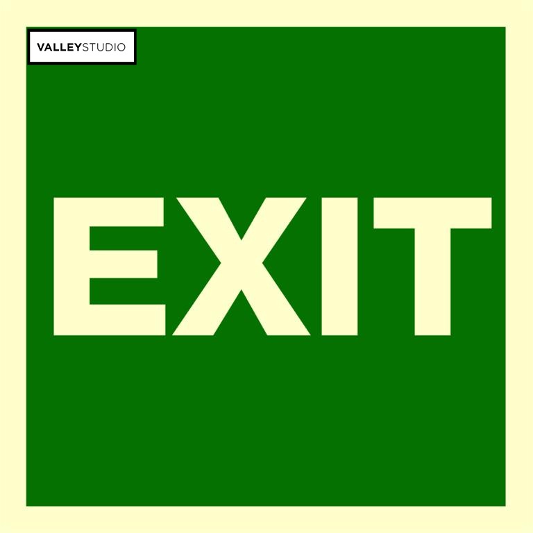 Emergency Exit Signs - Signage - Valley Studio Creative