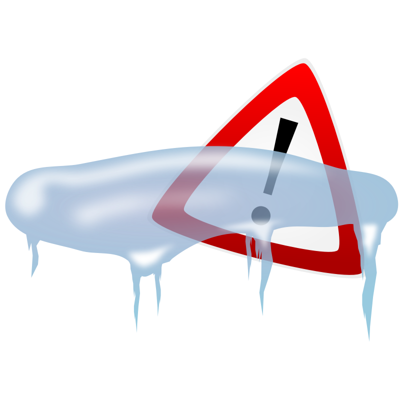 Clipart - weather icon - frost