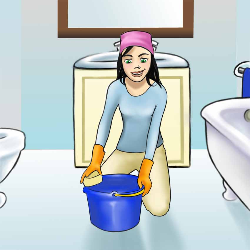 toilet cleaning clipart - photo #6