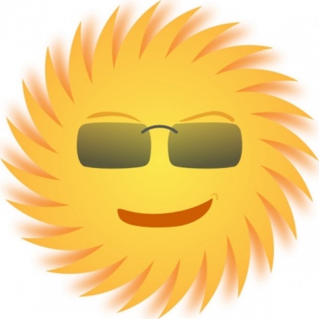 Mr Sun clip art Vector | Free Download