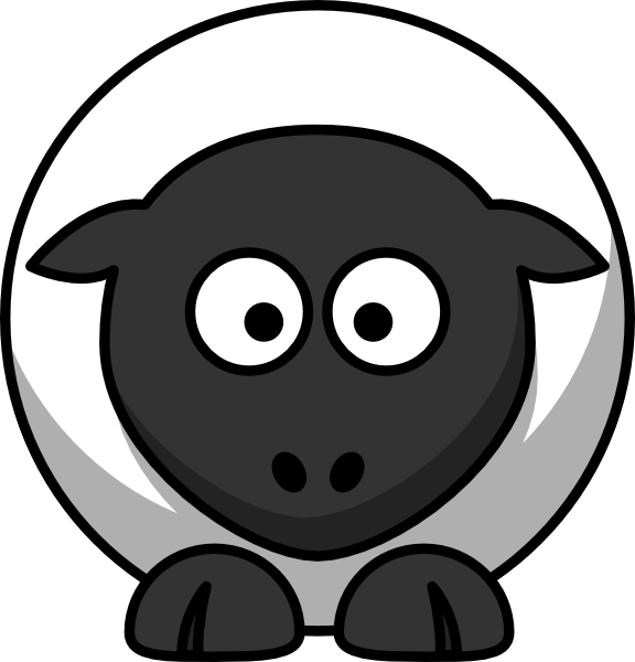 Sheep Cartoon clip art - vector clip art online, royalty free ...