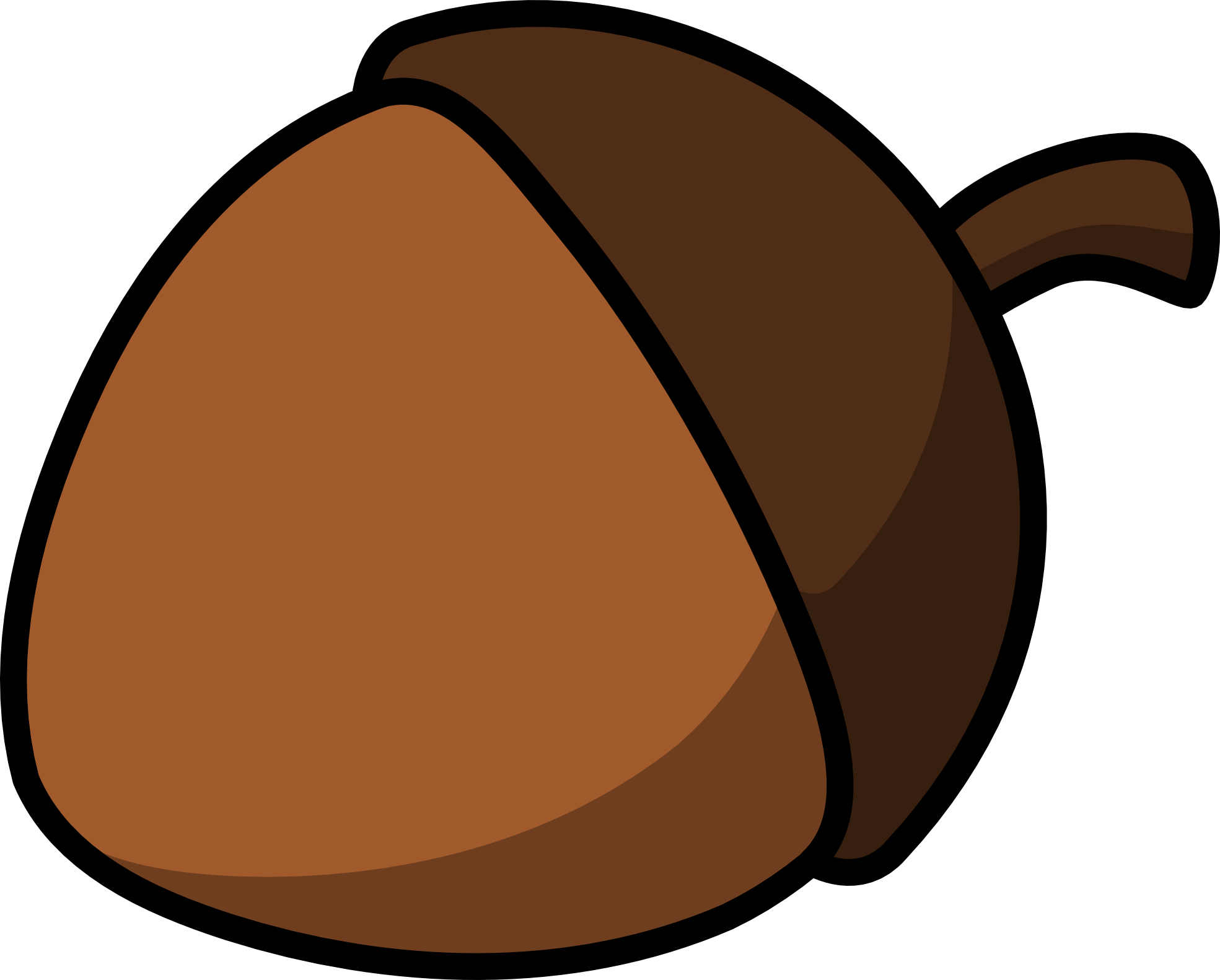 Acorn Clipart Black And White | Clipart Panda - Free Clipart Images