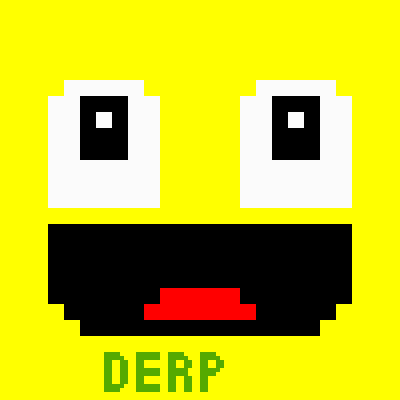 piq - pixel art | "derpy epic face" [100x100 pixel] by zammy12