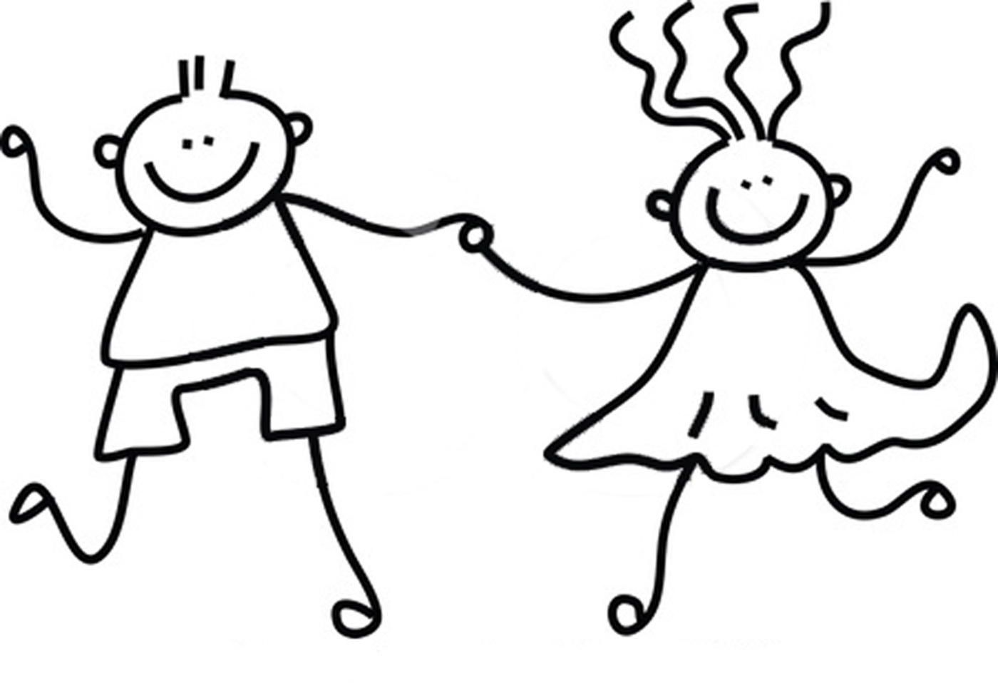 People Holding Hands Clipart Black And White Images & Pictures - Becuo