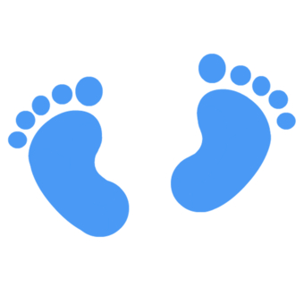 Baby Footprints Clip Art - Cliparts.co