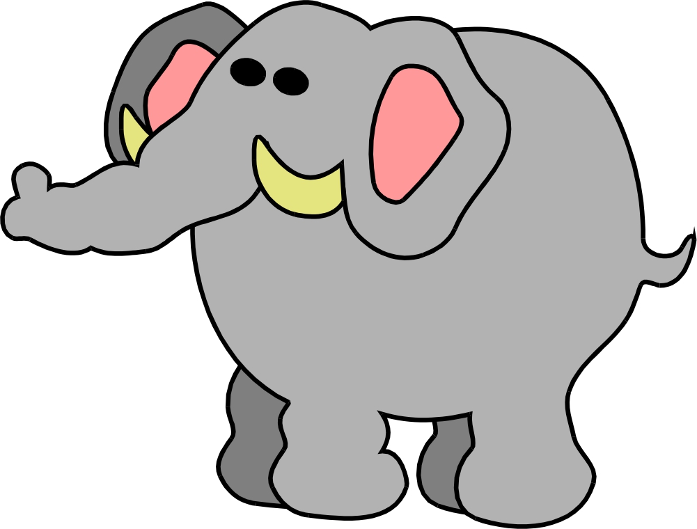 animated elephant clip art - photo #46