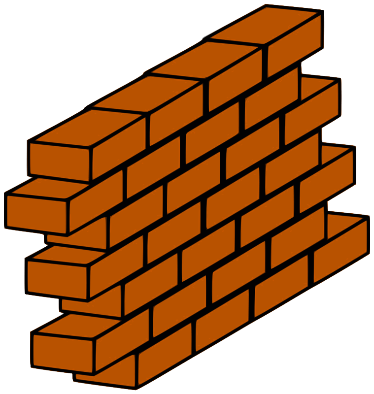 Brick Fireplace Clipart