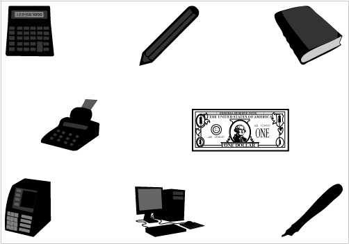 Accounting Silhouette Vector ClipartSilhouette Clip Art