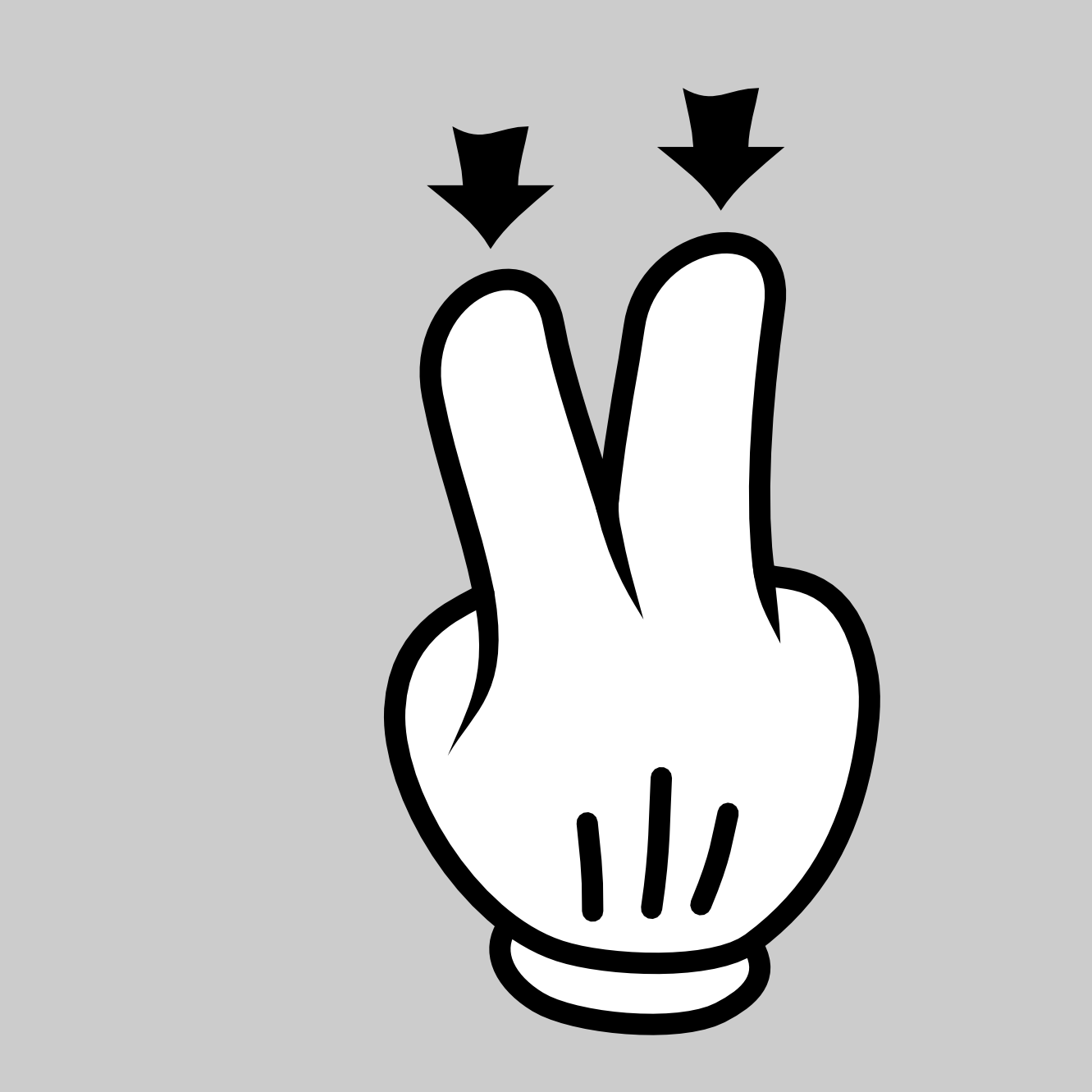 Finger Peace Sign Symbol - ClipArt Best