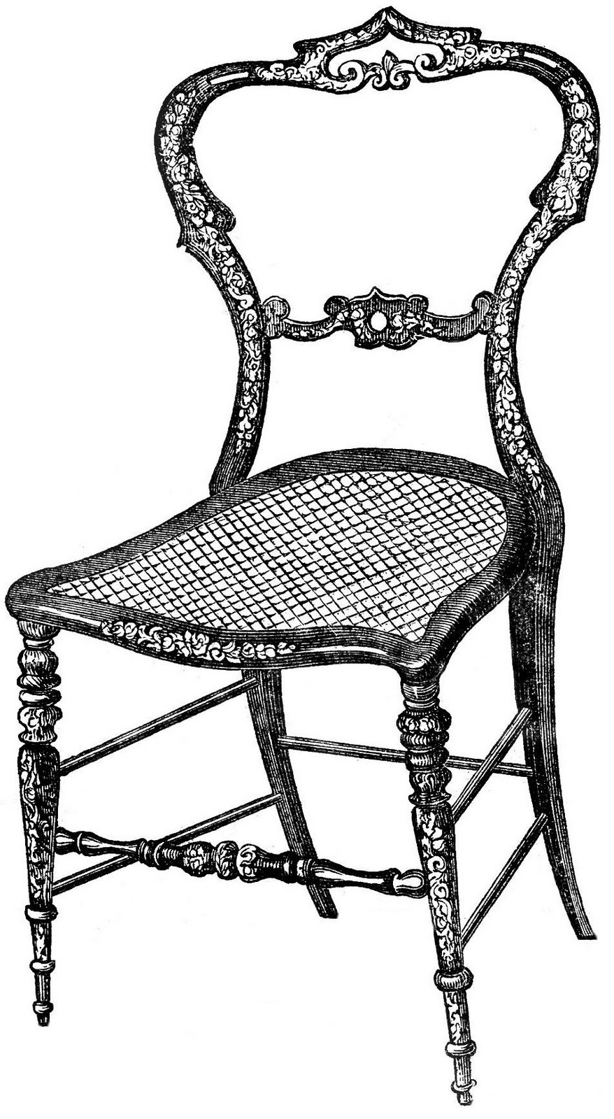 Pix For > Rocking Chair Clip Art Black And White