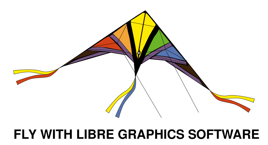 Kite small clipart 300pixel size, free design - ClipartsFree