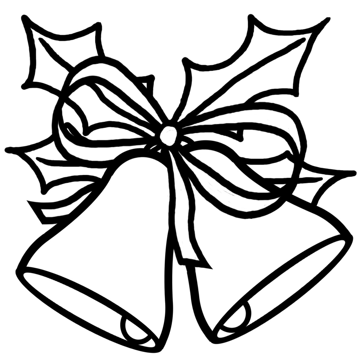 Christmas Tree Outline Clip Art Painting Clip Art Black And White