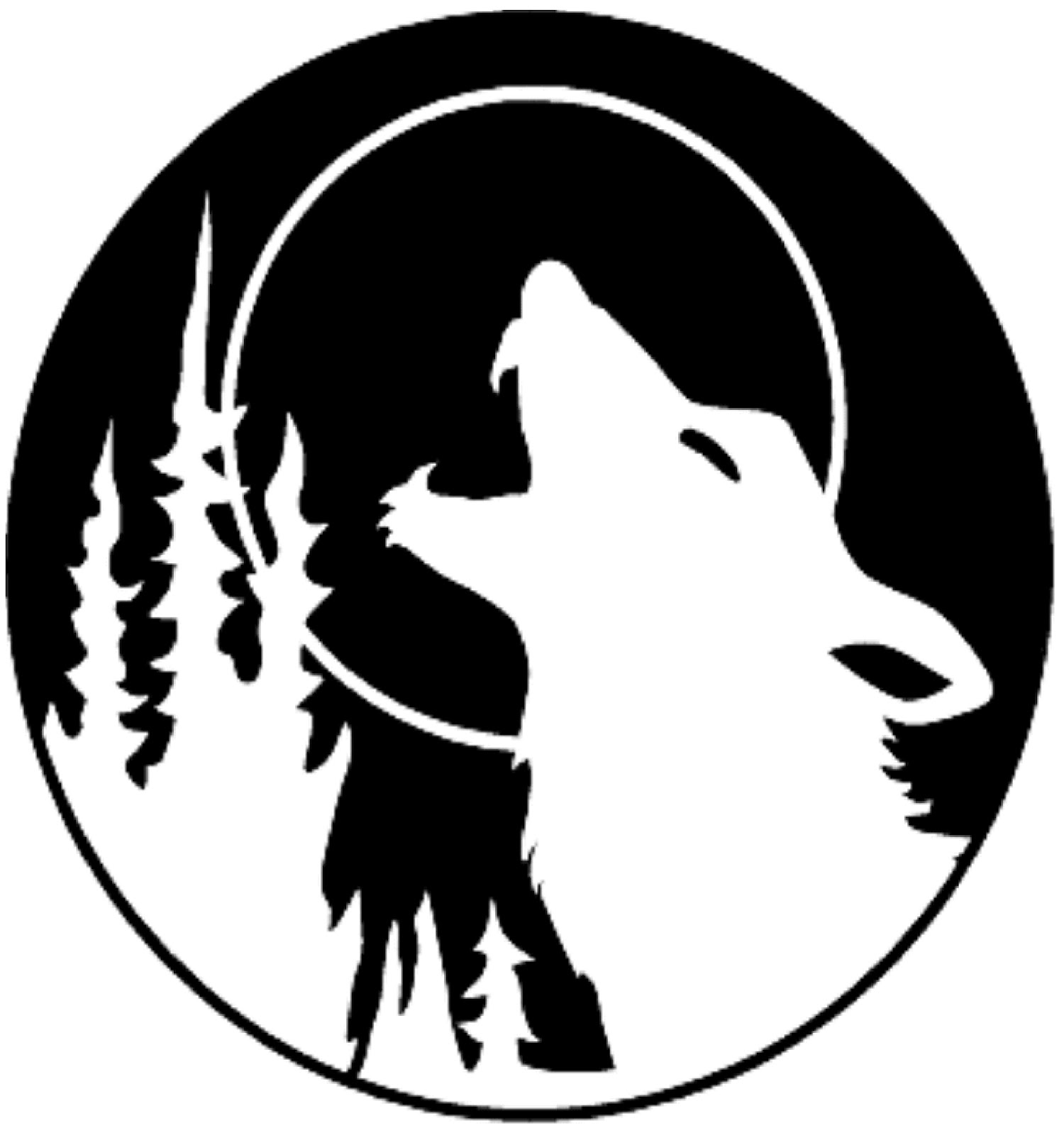 Howling Wolf Outline Cliparts.co