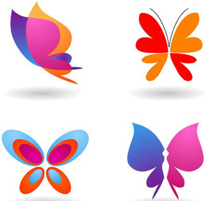 Free Collection of butterfly vector icons | Free Vector Graphics