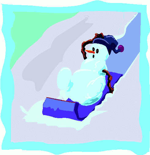 snowman-on-sled-3-clipart clipart - snowman-on-sled-3-clipart clip art