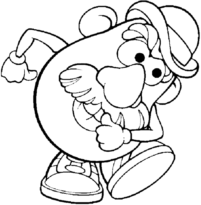 Printable mr potato head coloring pages Mike Folkerth - King of ...