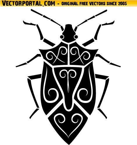 Bug Tribal Vector Clip Art by Vectorportal on deviantART