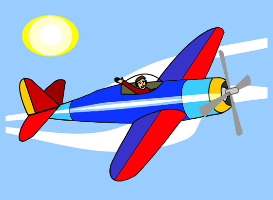fly airplane clipart - photo #21