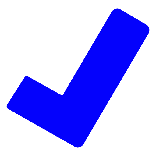 Blue check mark icon - Free blue check mark icons