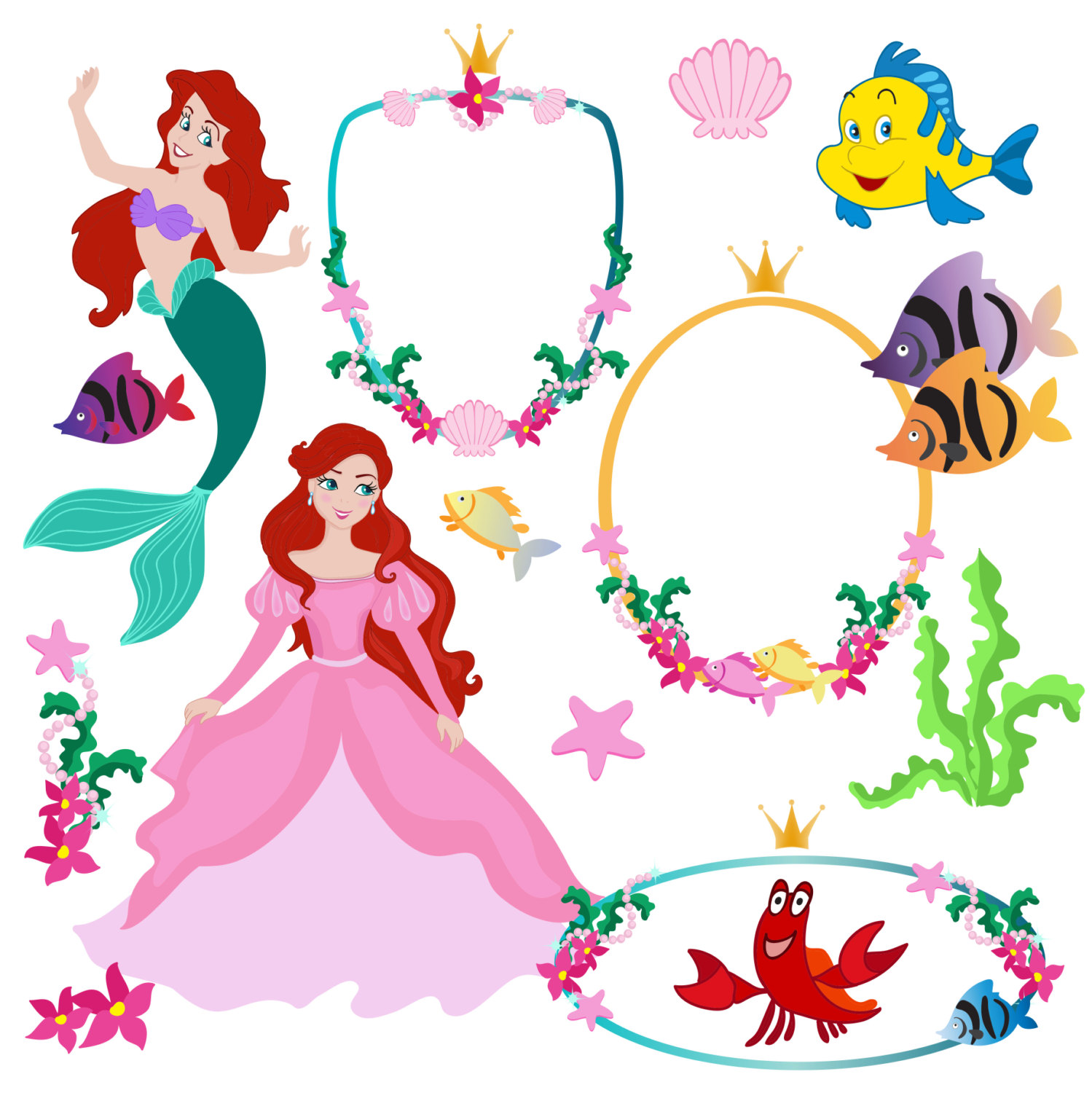 Digital Download Discoveries for PRINCESS CLIPART from EasyPeach.