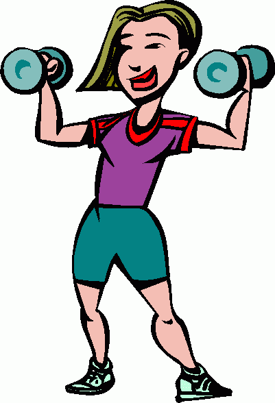 Pix For > Girl Lifting Weights Clipart