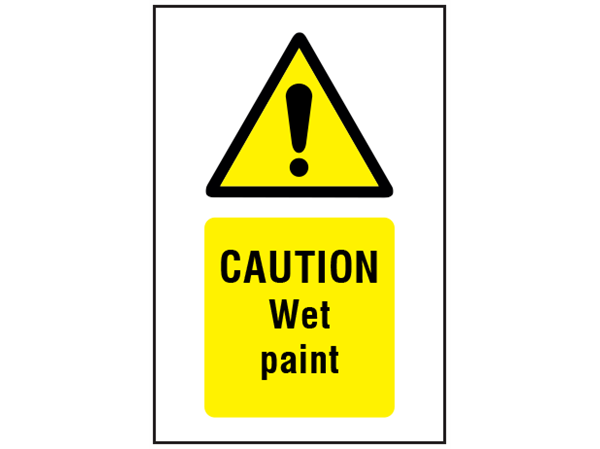Wet Paint Sign - ClipArt Best