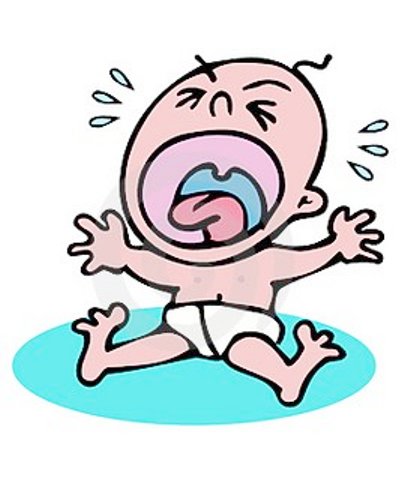 crying baby cartoon