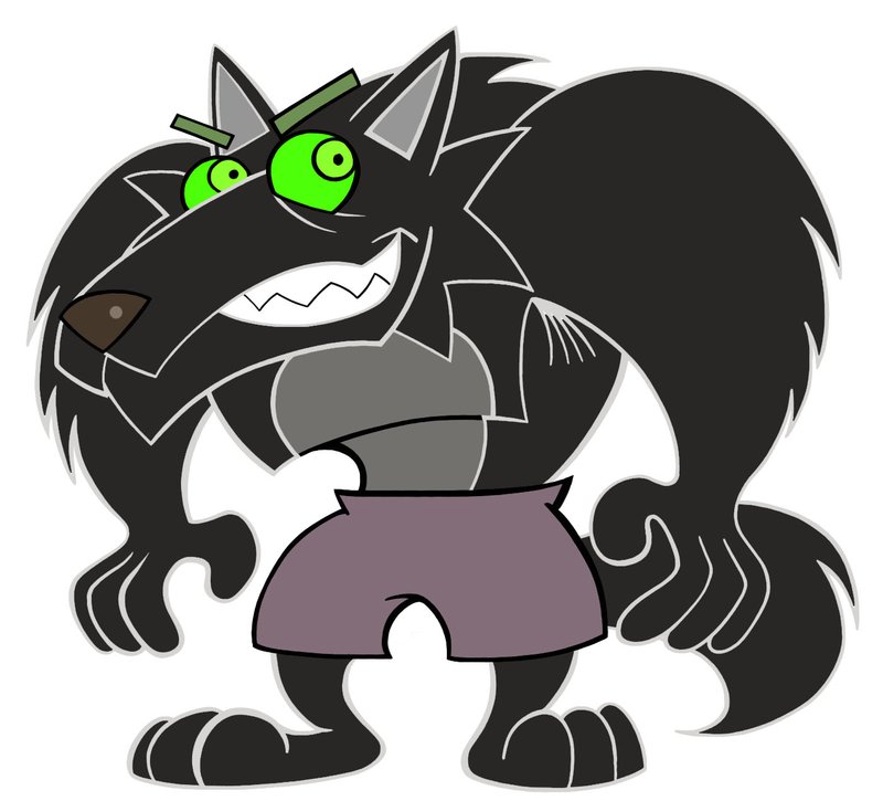 Werewolf Cartoon | Coloring Pages Blog