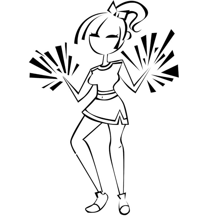 free clipart cheerleader images - photo #47