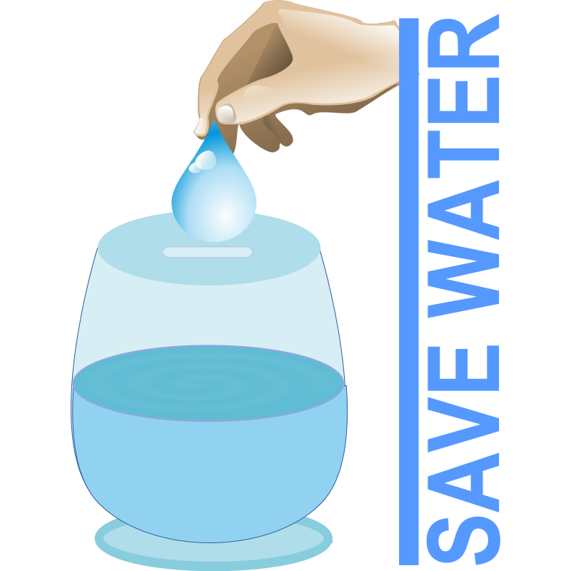 Clipart - Save Water