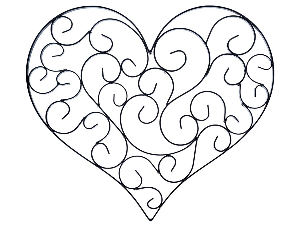 free clip art heart scroll - photo #9