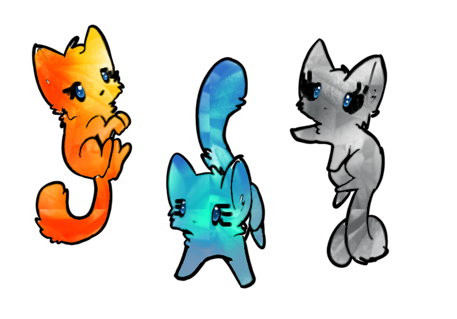 Elemental Kittens Adoptables: CLOSED by Abrilysam on deviantART