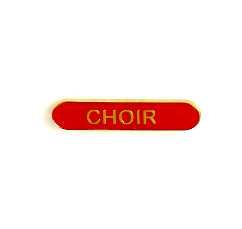 Choir Metal Bar Badge | Metal Bar Badges