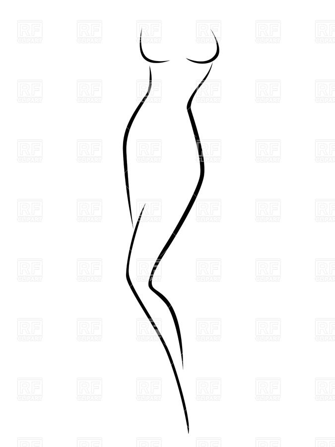 Outline Of Female Body Cliparts.co